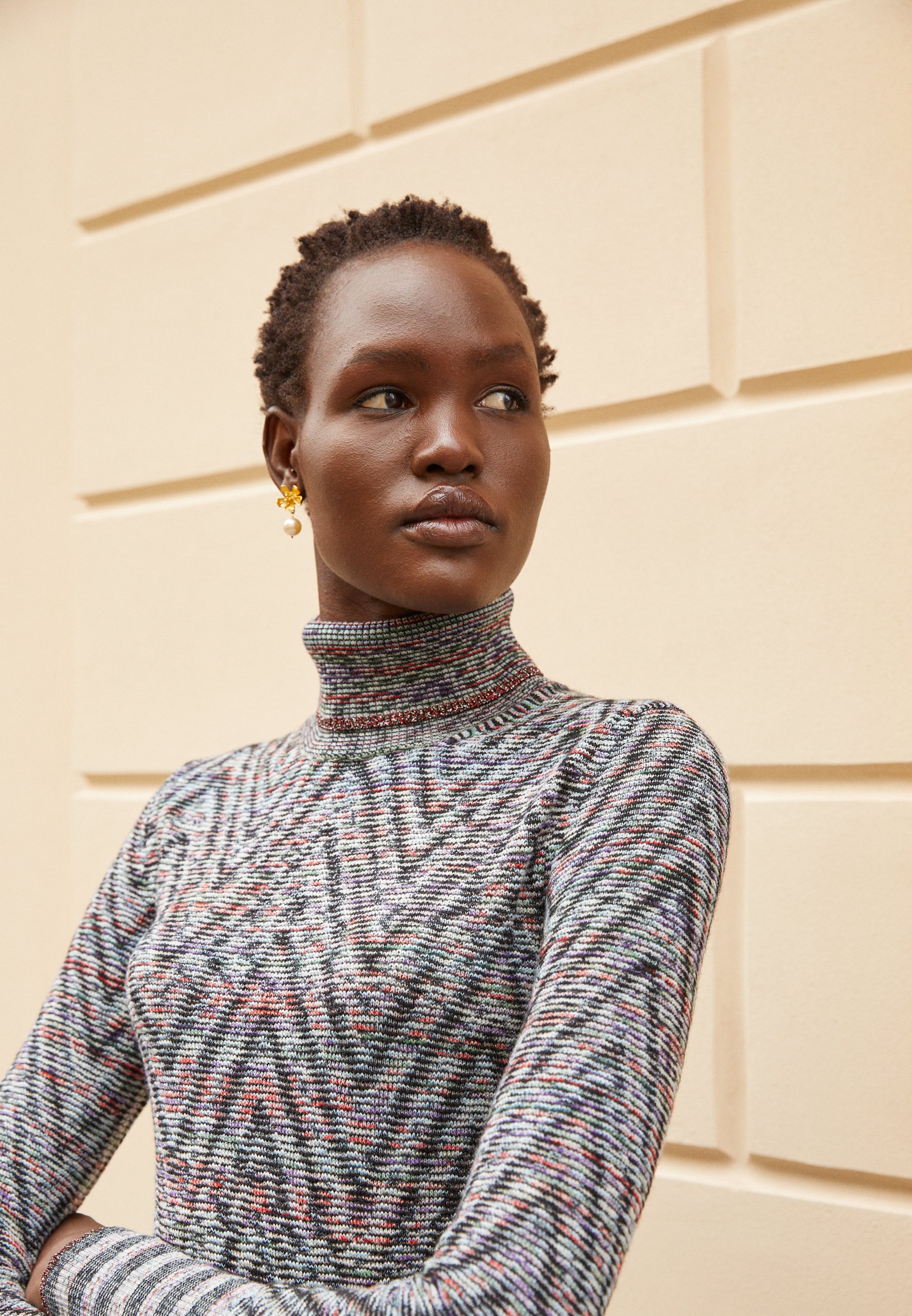 Missoni ROLL NECK - Jumper - black 