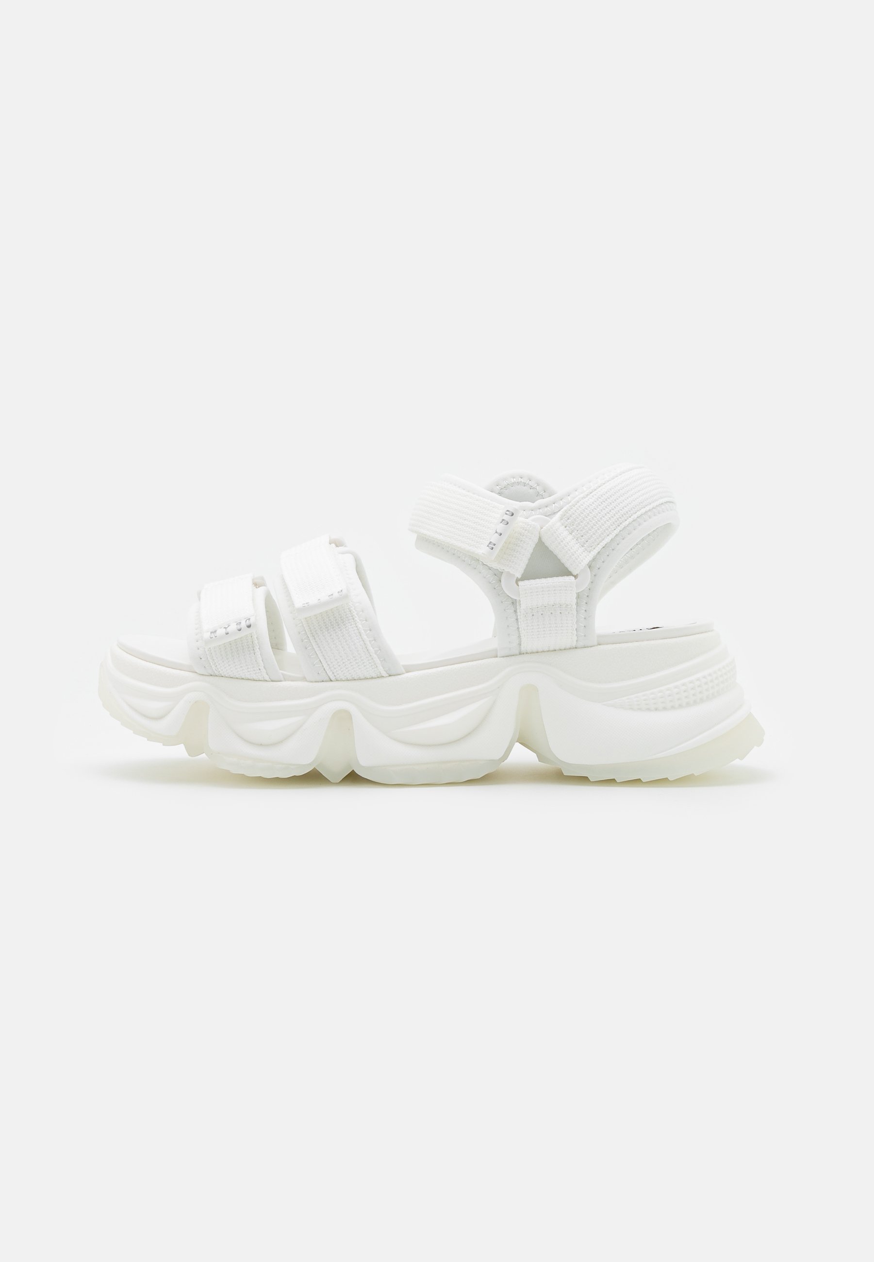 steve madden white platform sandals