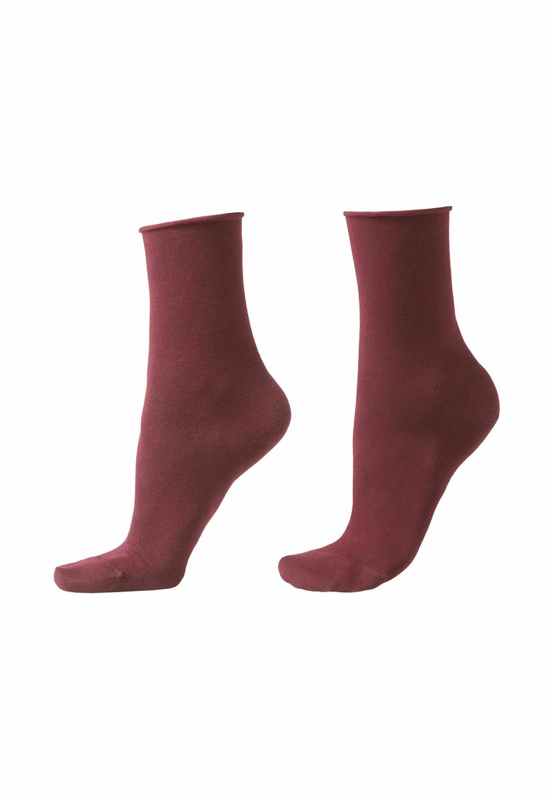 Calzedonia MIT UMSCHLAG Calze Burgundy/bordeaux Zalando