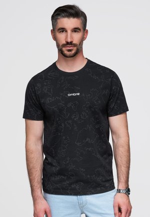 Ombre Camiseta estampada - black