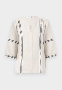 VITOVANA V NECK - Blusa - birch/black beauty