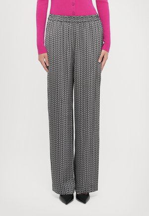 LOGO WIDE LEG PANT - Pantaloni - grey