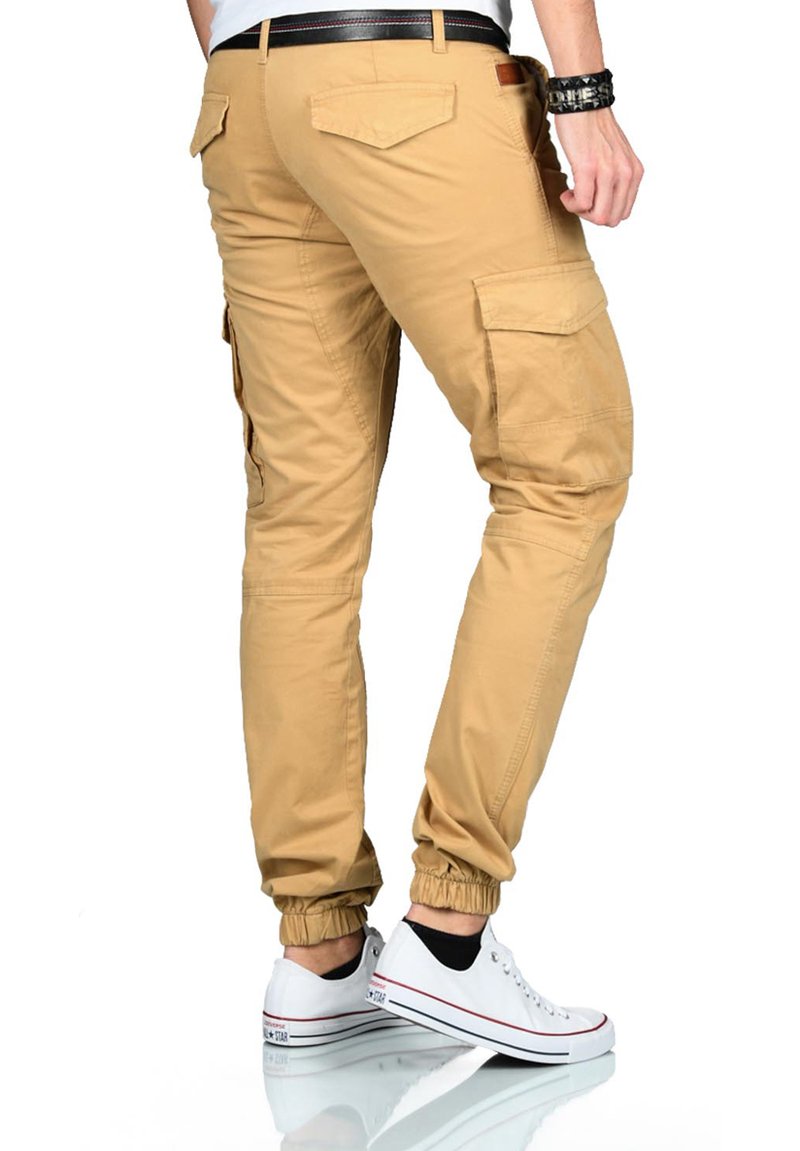 Herren Chinos | Alessandro Salvarini DESIGNER Cargohose beige - CE92588 Herren Chinos | Alessandro Salvarini DESIGNER Cargohose beige - CE92588