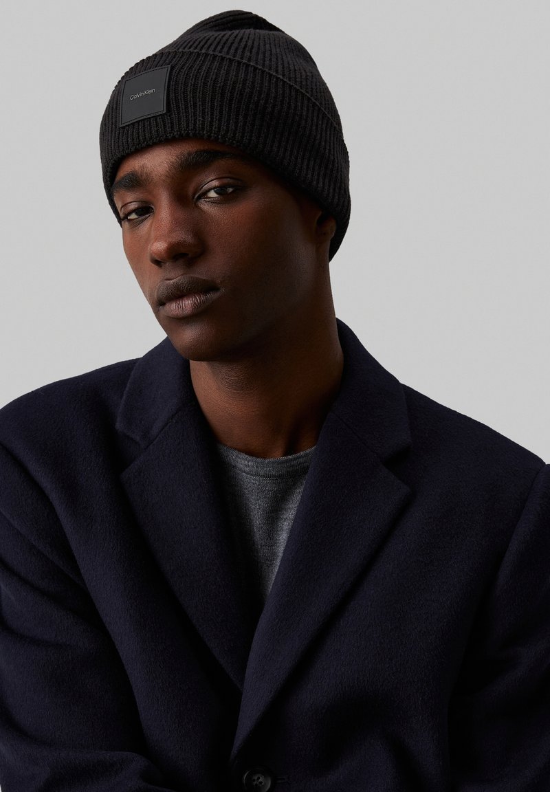 Calvin Klein BEANIE UNISEX - Berretto - ck black