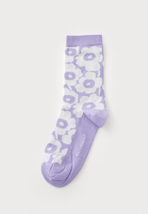 LINJAUS UNIKKO UNISEX - Socken - lilac/off white