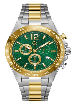 GC AUDACIOUS - Cronografo - silver-coloured/gold-coloured