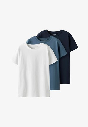 3 PACK T-SHIRT - Osnovna majica kratkih rukava - navy blazer