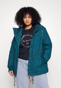 Ragwear Plus DANKA DOTS PLUS - Žieminė striukė - dark green