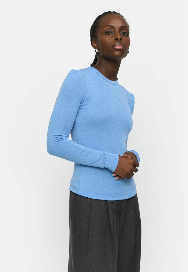 Soft Rebels SRROMAN  - Strickpullover -  azurine melange