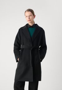 Tommy Hilfiger BELTED COAT - Klasický kabát - black