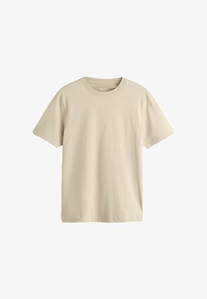 Next, CREW NECK T-SHIRT - Lihtne T-särk - camel brown