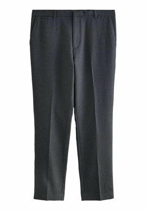 REGULAR FIT - TAPE DETAIL TEXTURED TUXEDO  - Chino - charcoal grey