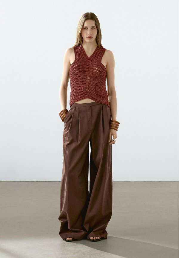 CUTWORK - Top - bordeaux