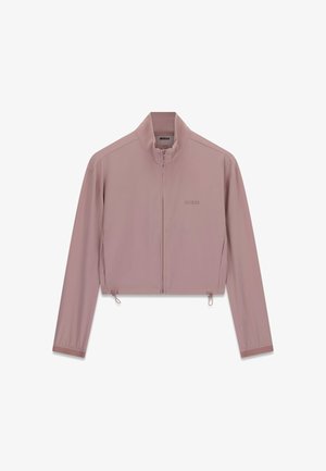 Guess, HOCHKRAGEN SWEATSHIRT - Kevyt takki - puderrosa