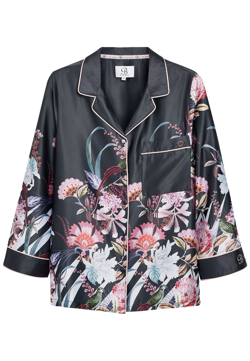 Damen Nachthemden | Baker by Ted Baker Nachtwäsche Shirt charcoal grey/schwarz - ZN53344 Damen Nachthemden | Baker by Ted Baker Nachtwäsche Shirt charcoal grey/schwarz - ZN53344