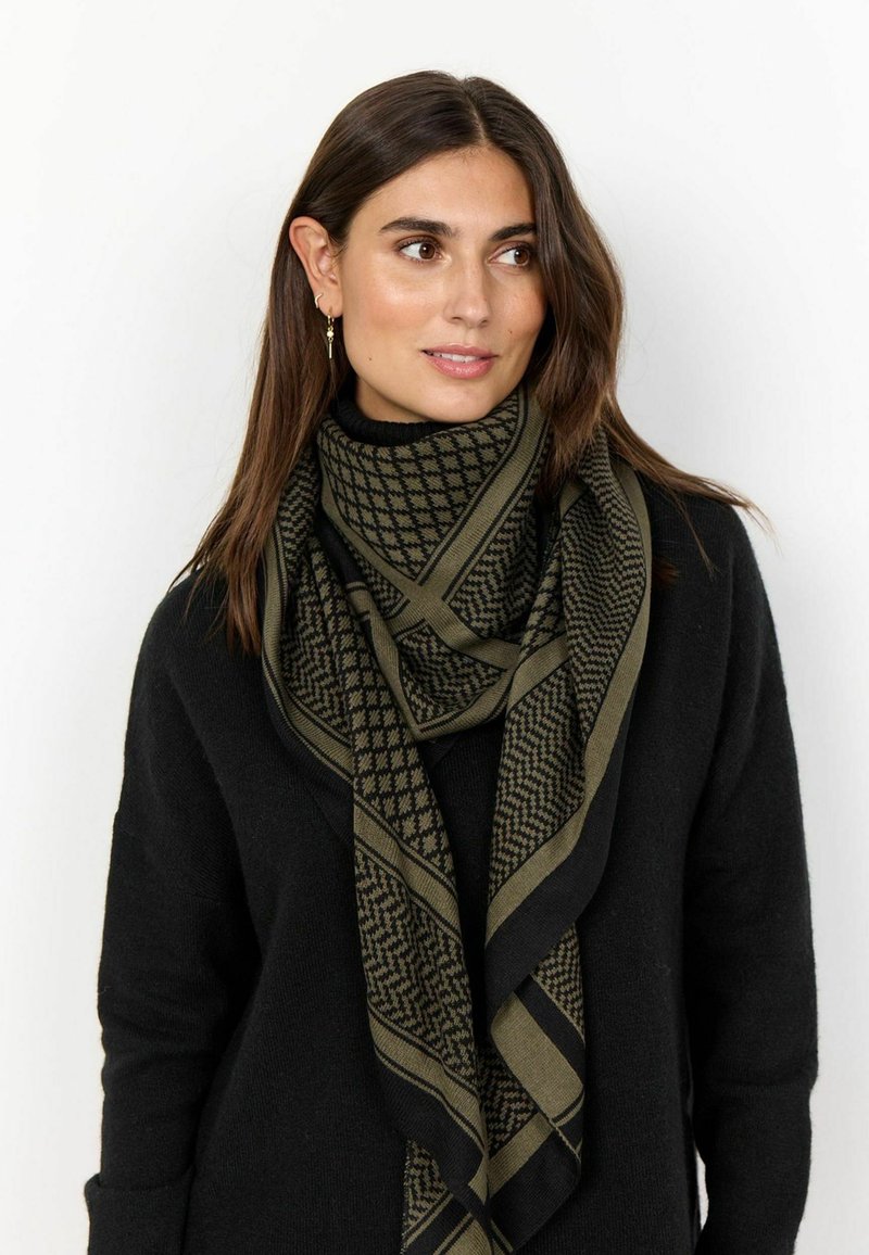 Soyaconcept SC-BUKET 3. - Šal - c dark olive combi