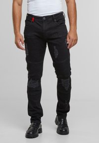 2Y Premium - OSCAR RIPPED - Slim fit jeans - black Thumbnail Image 1