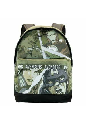 SUPERHEROES MARVEL DC HIGH SCHOOL - Skolväska - Avengers khaki
