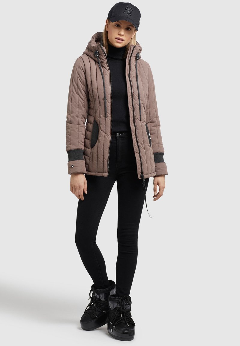 khujo Winterjas grijs