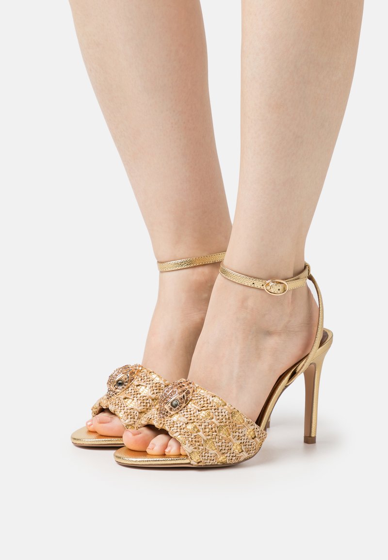Kurt Geiger London KENSINGTON High heeled sandals gold/gold