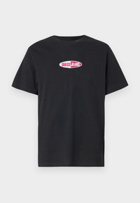 SMALL LOGO TEE - Trükipildiga T-särk - jet black