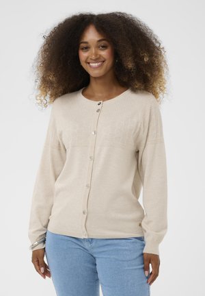 DELA  - Strickjacke - oat melange