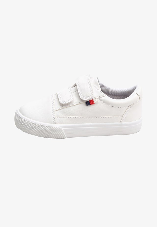 Sko med burretape - white