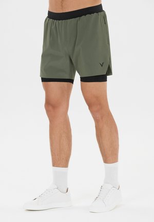 VIRTUS, VIRTUS SHORTS ADO - 2-in-1 shorts - pine