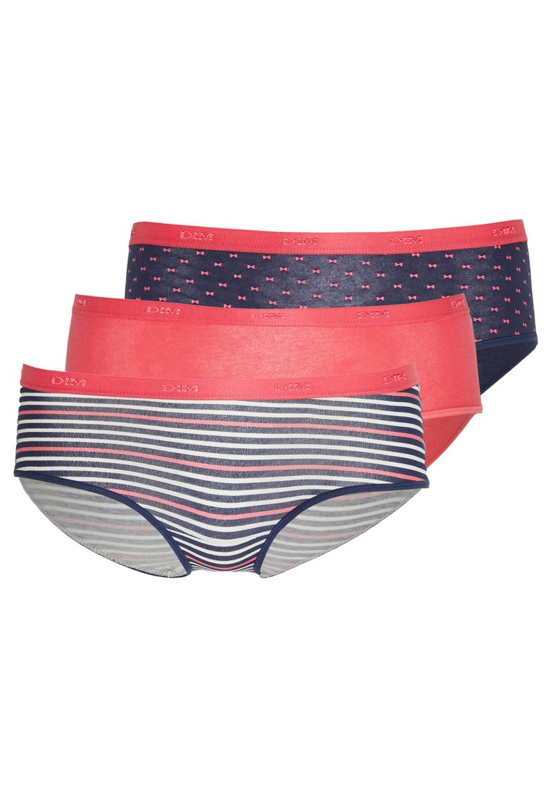 DIM POCKET BOXER 3 PACK - Slip - pink/dark blue/dark blue/rose - ZALANDO.FR
