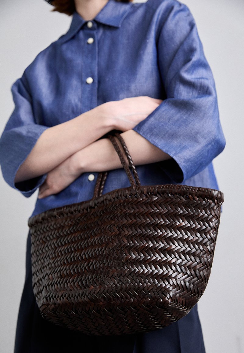 DRAGON DIFFUSION TRIPLE JUMP SMALL - Τσάντα Tote - dark brown