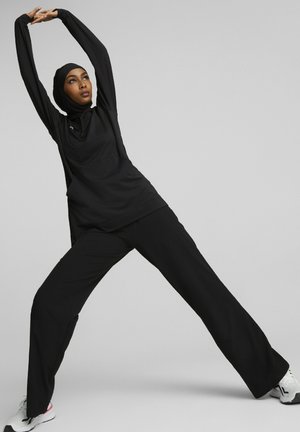 MODEST ACTIVEWEAR HOODJAB - Zip-up sweatshirt - black