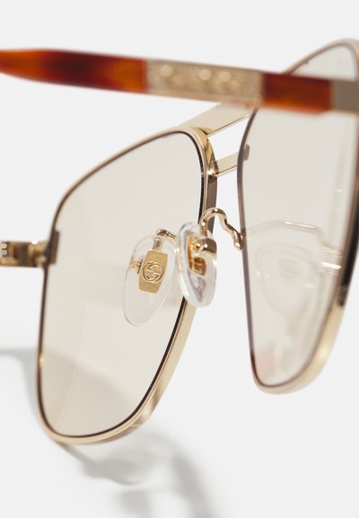Gucci UNISEX - Napszemüvegek - gold/havana/yellow