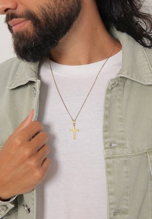 MODERN CROSS - Pendentif - gold-coloured