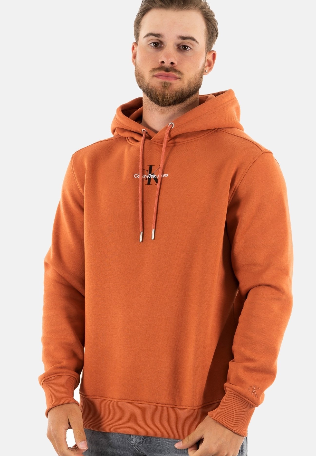 Calvin Klein Jeans Sweatshirt - orange - ZALANDO.FR