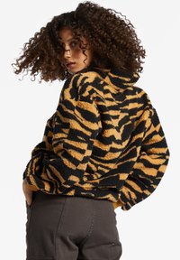 Billabong TIME OFF - Fleecová mikina - black brown