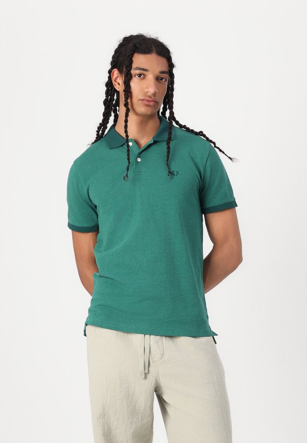 LOGO - Polo shirt - rain forest4