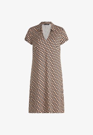 Betty Barclay, BETTY BARCLAY KURZARM SOMMERKLEID - Freizeitkleid - dark blue brown