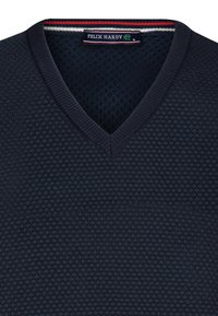 Felix Hardy V-NECK - Jersey de punto - dark blue