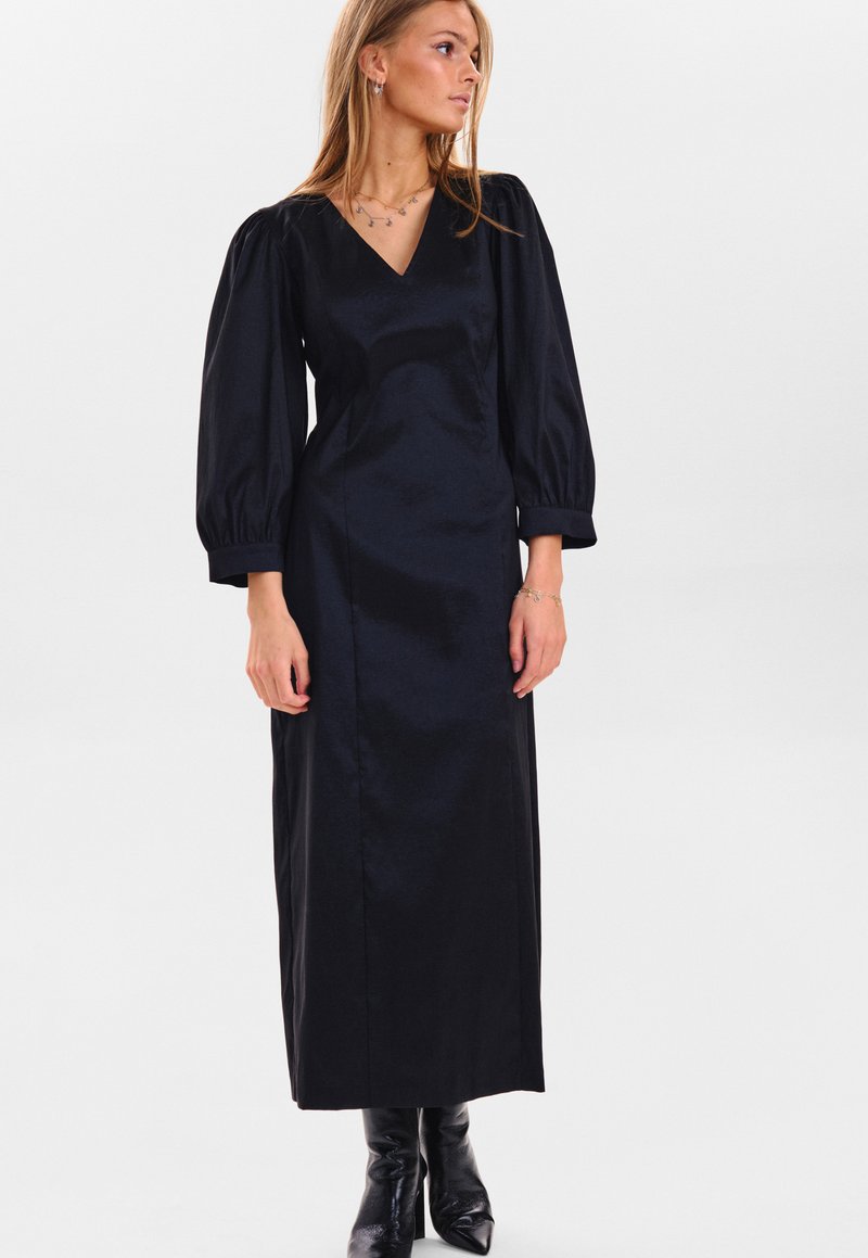Numph Maxi-jurk zwart