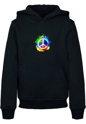 PEACE - GRAFFITI BASIC  - Sweat à capuche - black