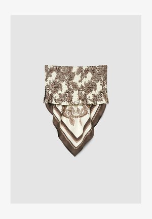 Terranova, TOP FASCIA FOULARD CON FANTASIA CACHEMIRE - Top - var cacao