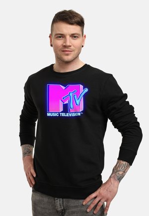 MTV GLOWS - Felpa - black pure