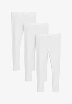 3 PACK - Leggings - white