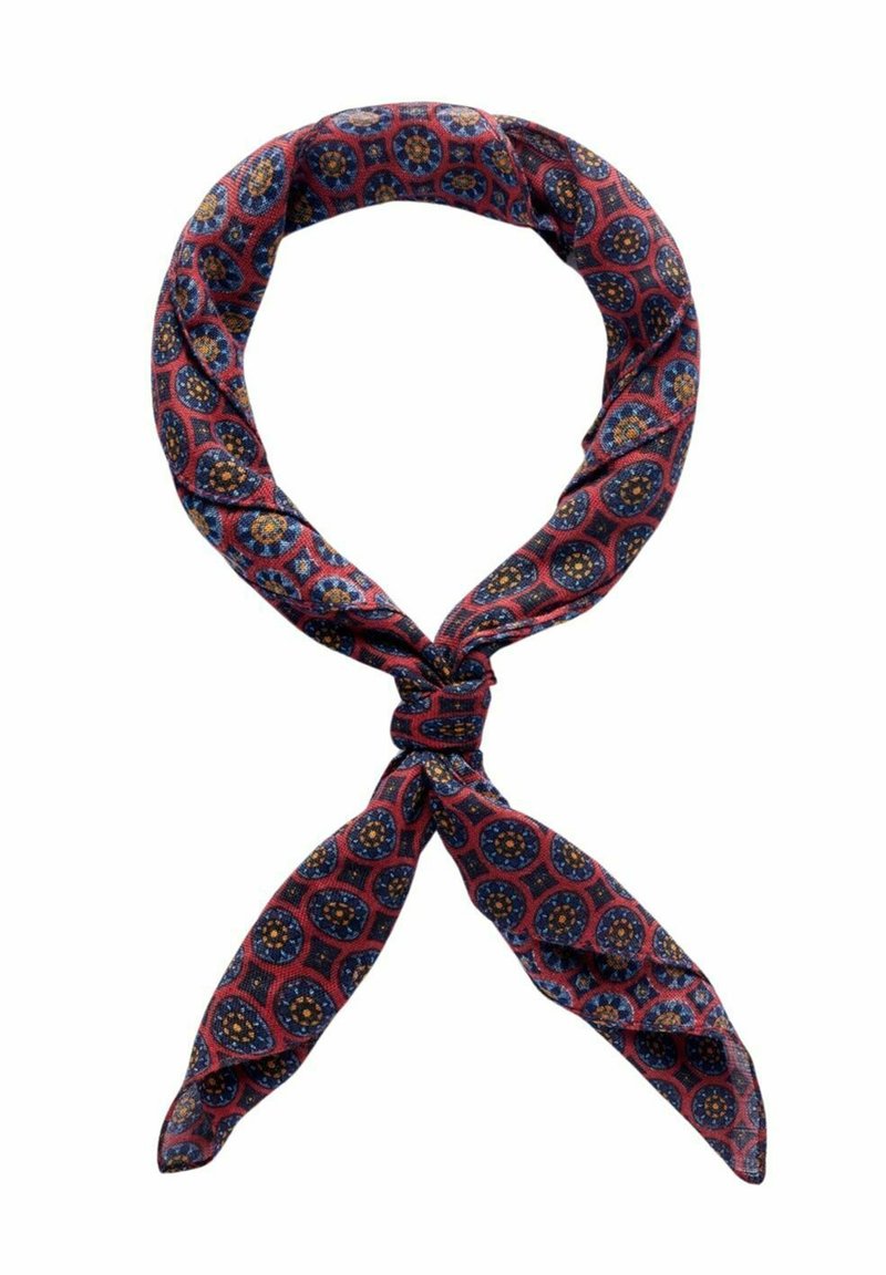 John Henric MOTIF BANDANA - Tørklæde / Halstørklæder - burgundy