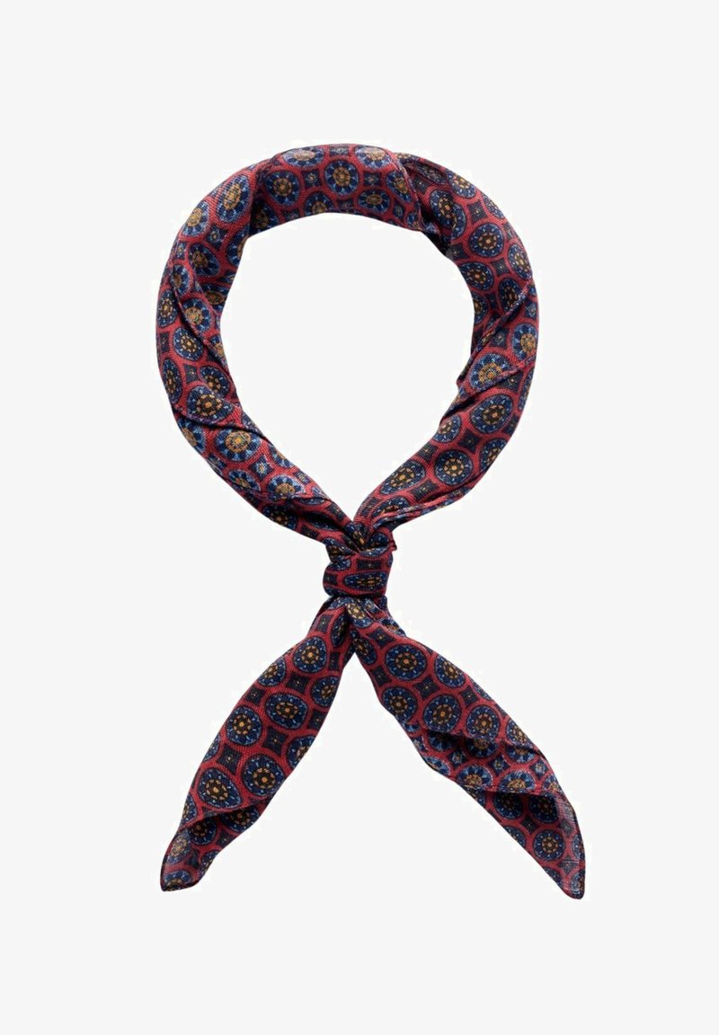 John Henric MOTIF BANDANA - Tørklæde / Halstørklæder - burgundy