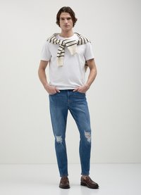 Calliope CON ROTTURE  - Jeans slim fit - blu