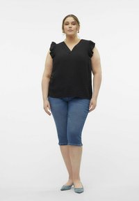 Vero Moda Curve CURVE VMCNATJA - Camicetta - black
