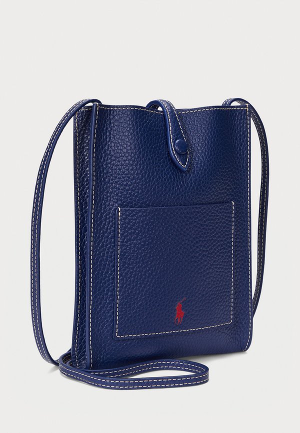 POLO PLAY LEATHER POCKET CROSSBODY - Phone pouch - ink4