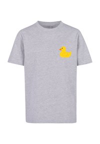 F4NT4STIC - YELLOW RUBBER DUCK UNISEX - Print T-shirt - heather grey Thumbnail Image 1