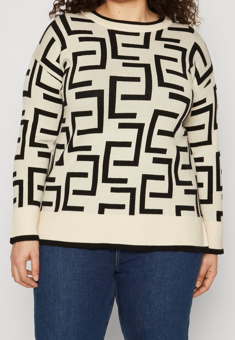 Vero Moda Curve Neule - off-white